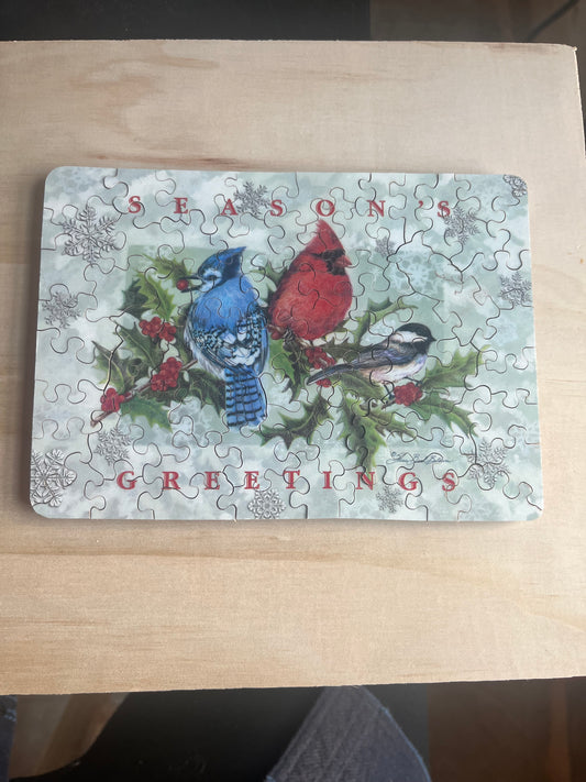 Season Greetings - Birds Puzzle