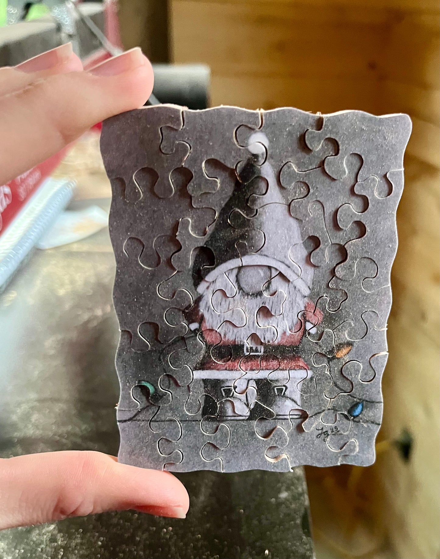 Mini Holiday Gnome Puzzle