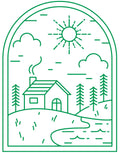 Evergreen Cabin – Mini Hand-Cut Wooden Puzzle
