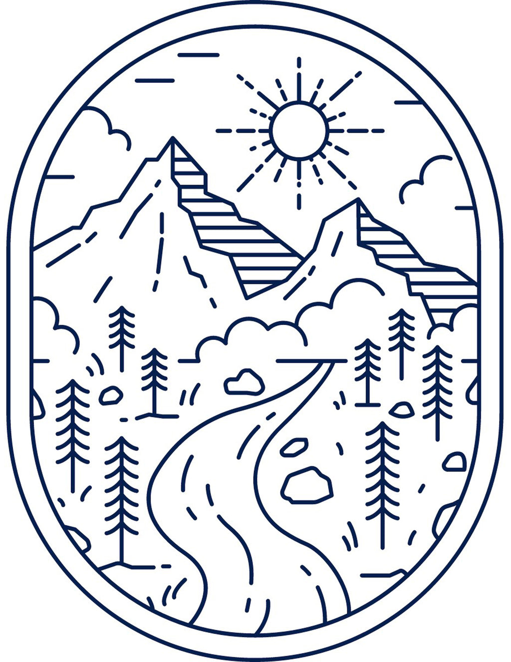 Mountain Road – Mini Hand-Cut Wooden Puzzle