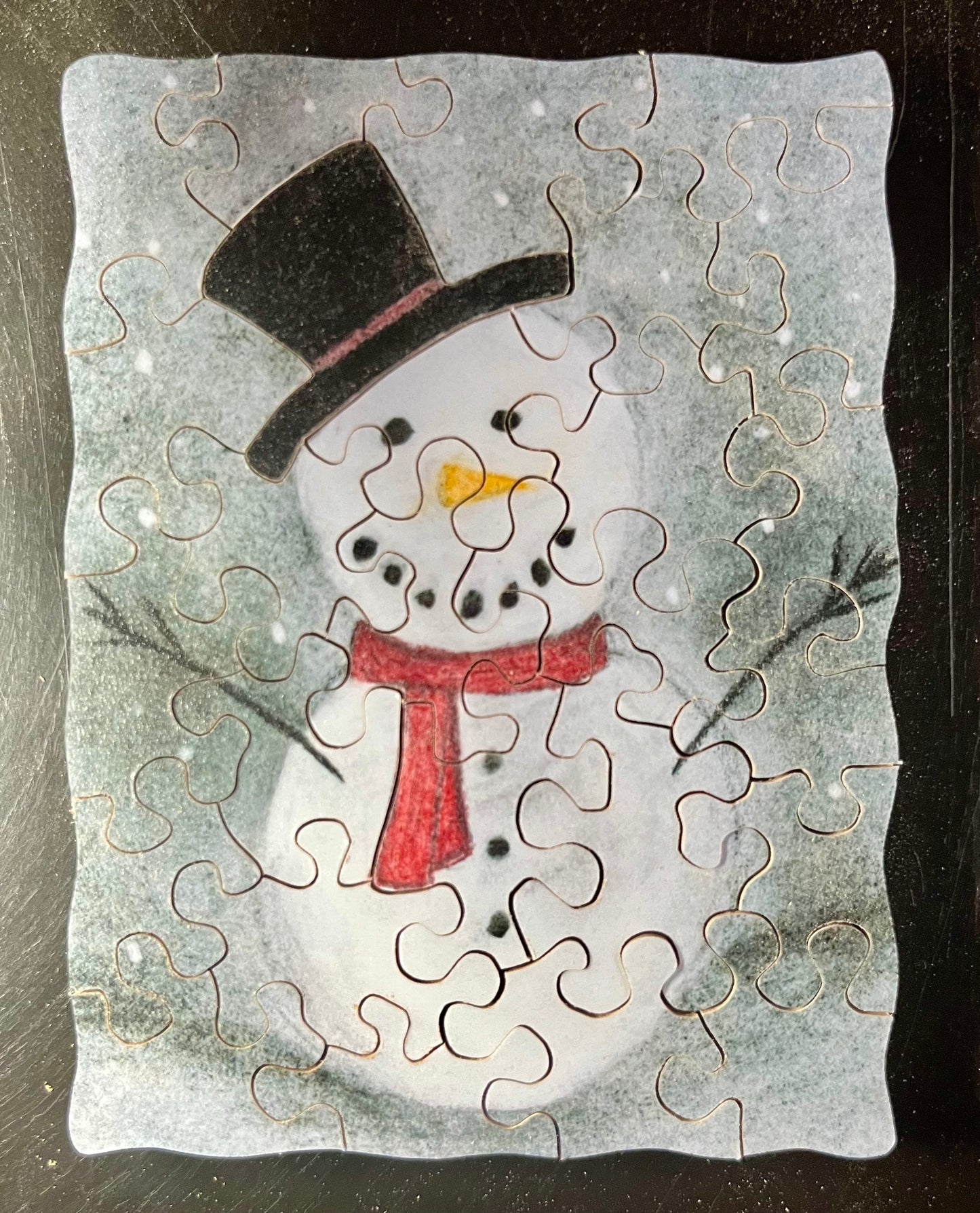 Mini Snowman Puzzle