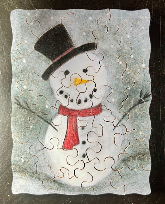 Mini Snowman Puzzle