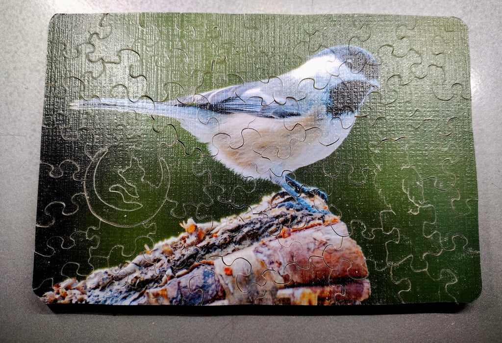 Vermont Chickadee – Hand-Cut Wooden Jigsaw