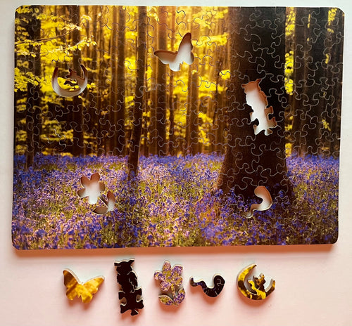 Bluebell Forest - Wooden Jigsaw Puzzle