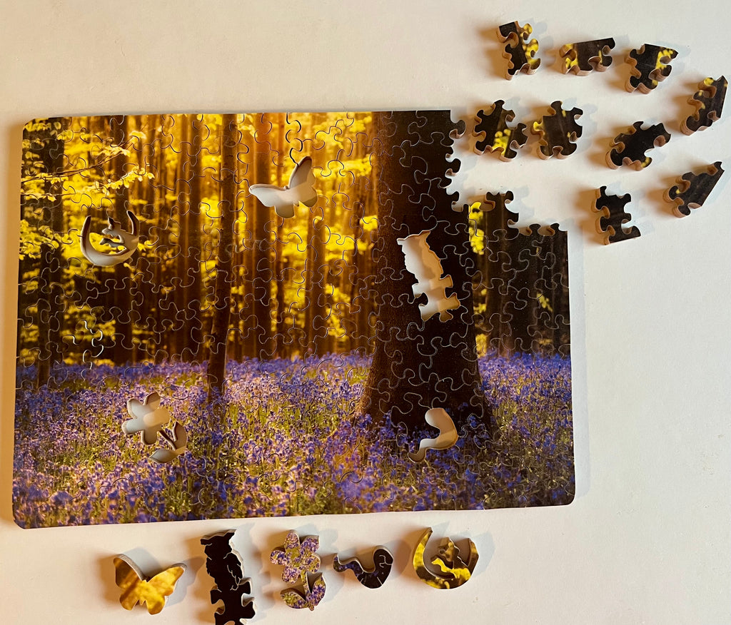 Bluebell Forest - Wooden Jigsaw Puzzle