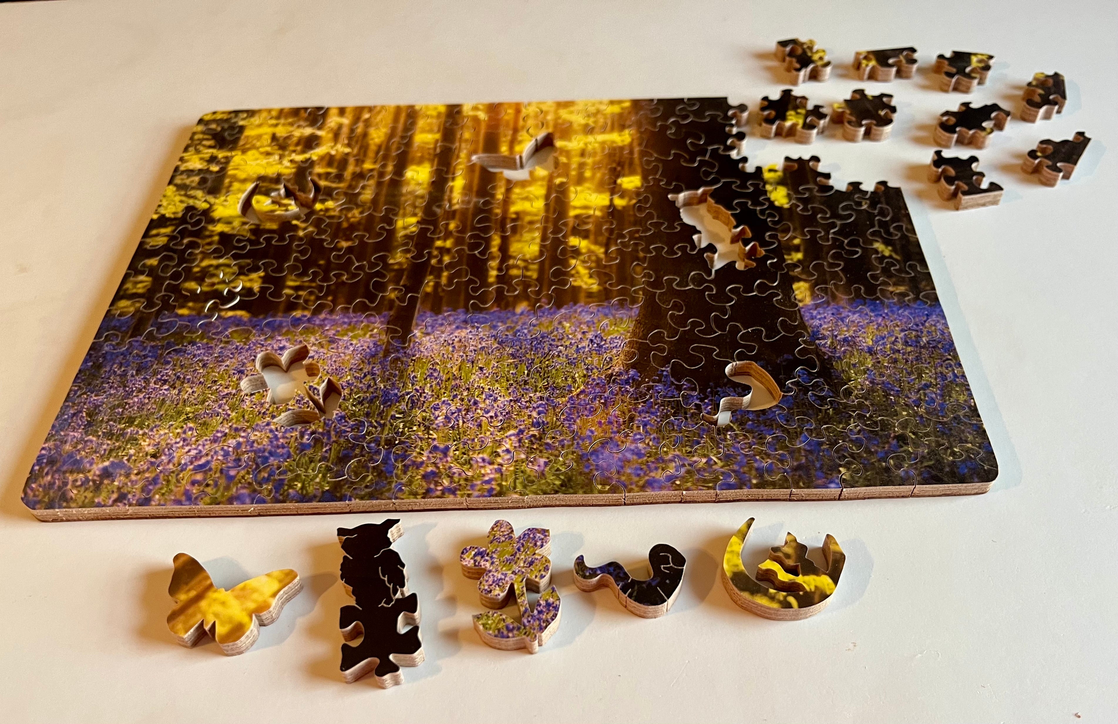 Bluebell Forest - Wooden Jigsaw Puzzle