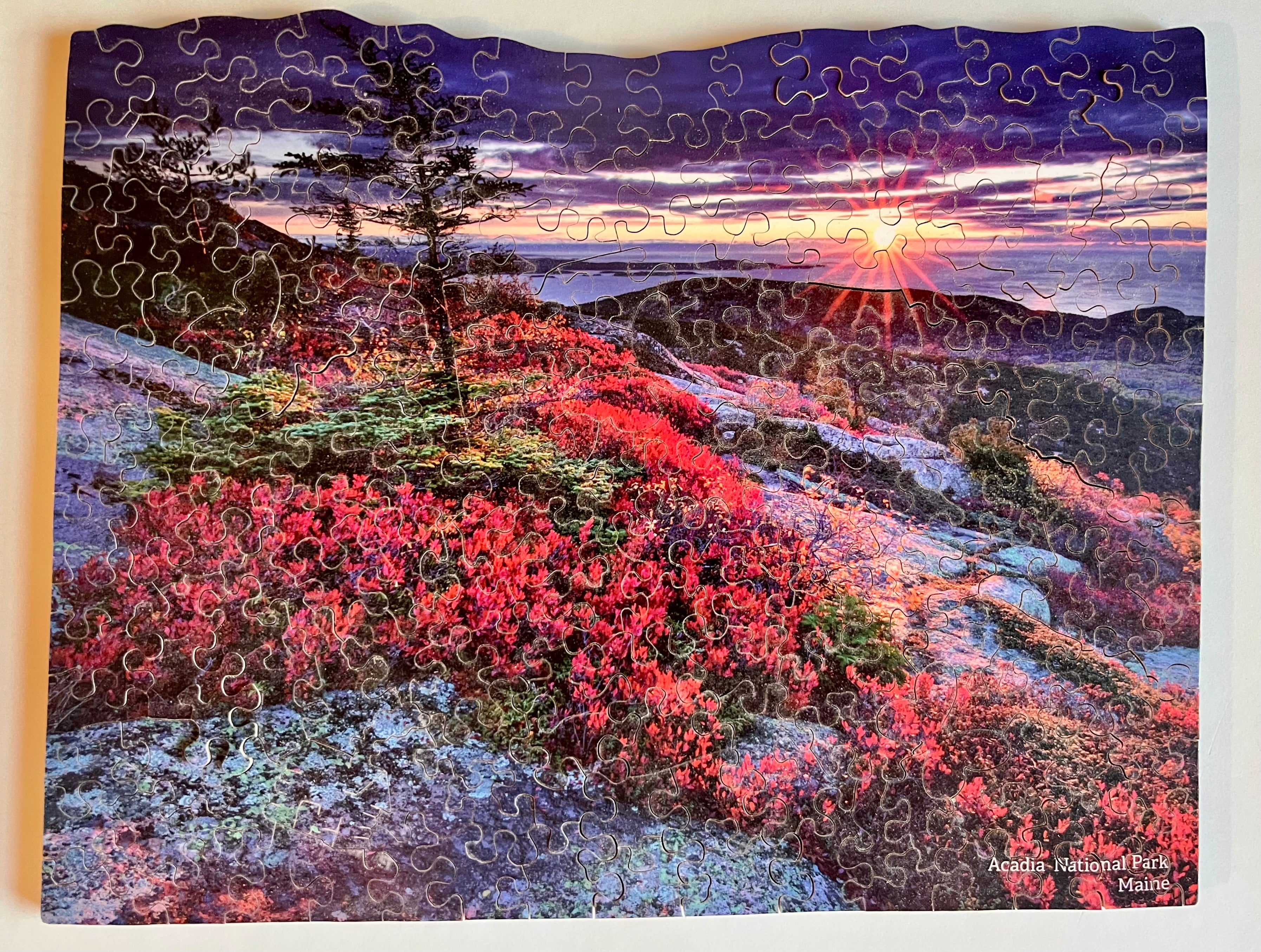 Acadia National Park - Wooden Jigsaw Puzzle