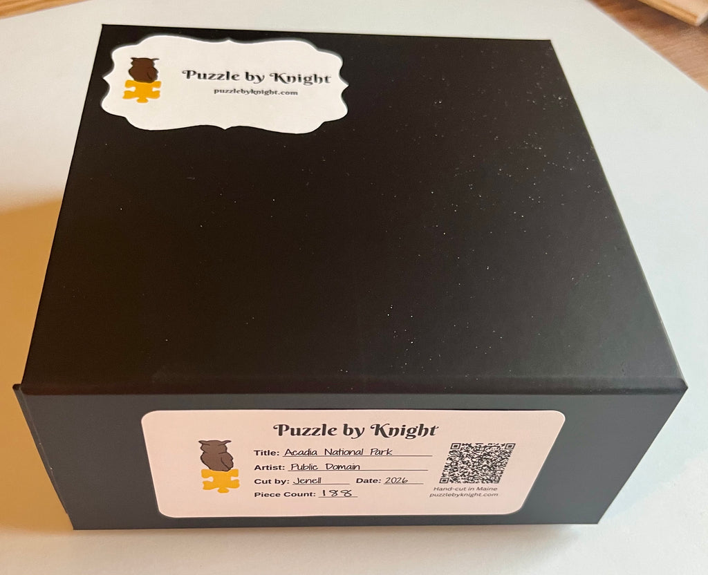 Acadia National Park - Wooden Jigsaw Puzzle