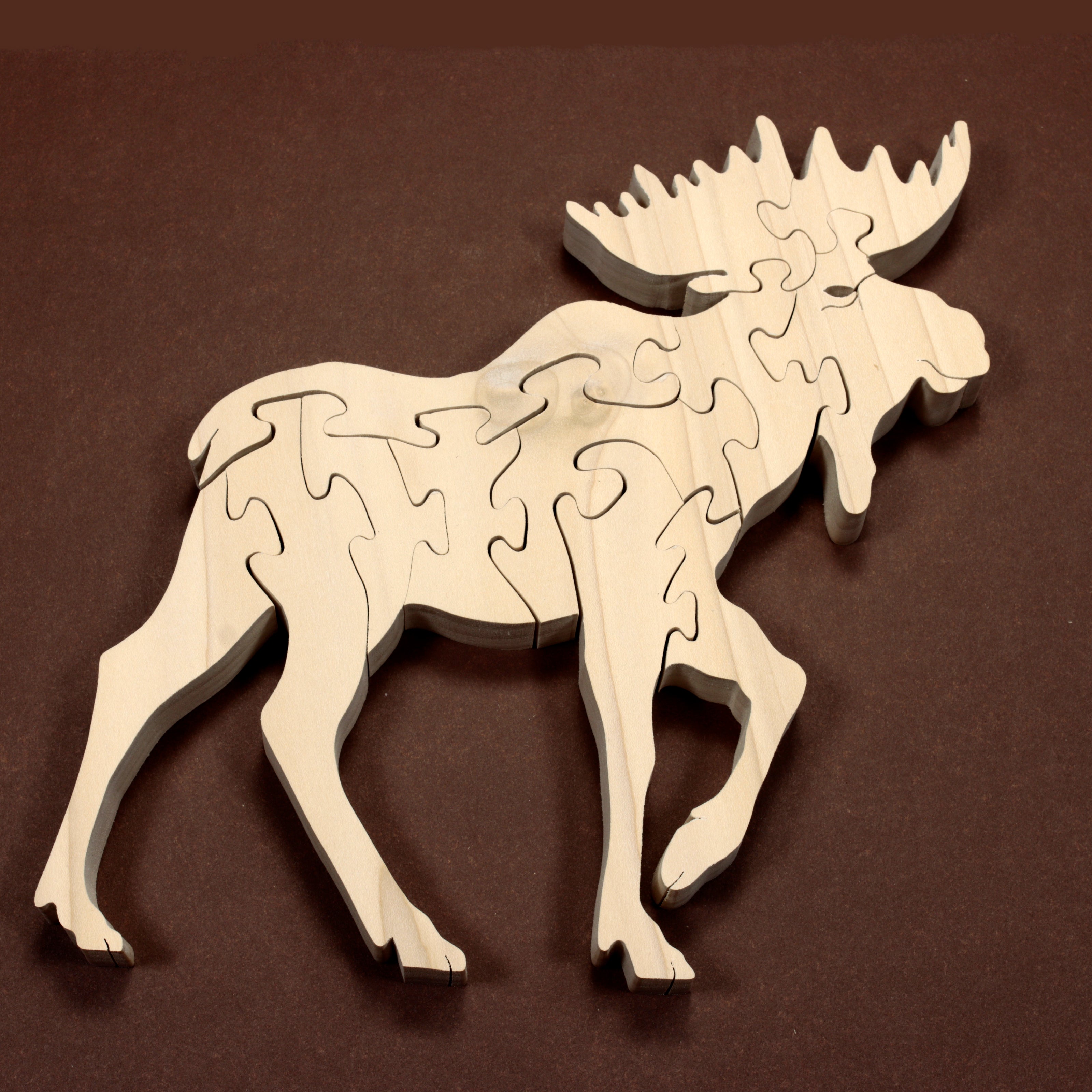 Wooden Moose Puzzle