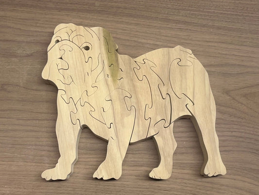 Bulldog Dog Puzzle