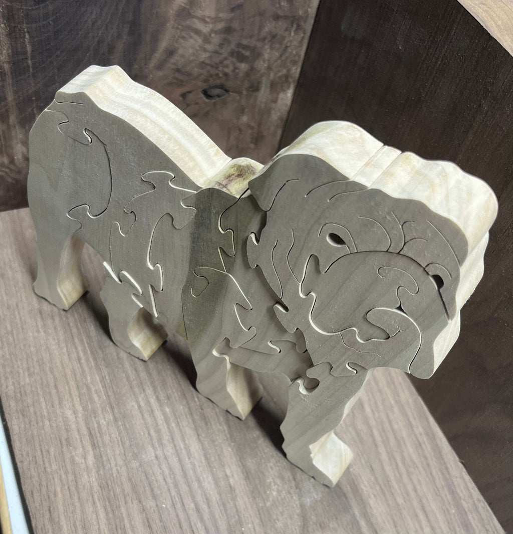 Bulldog Dog Puzzle