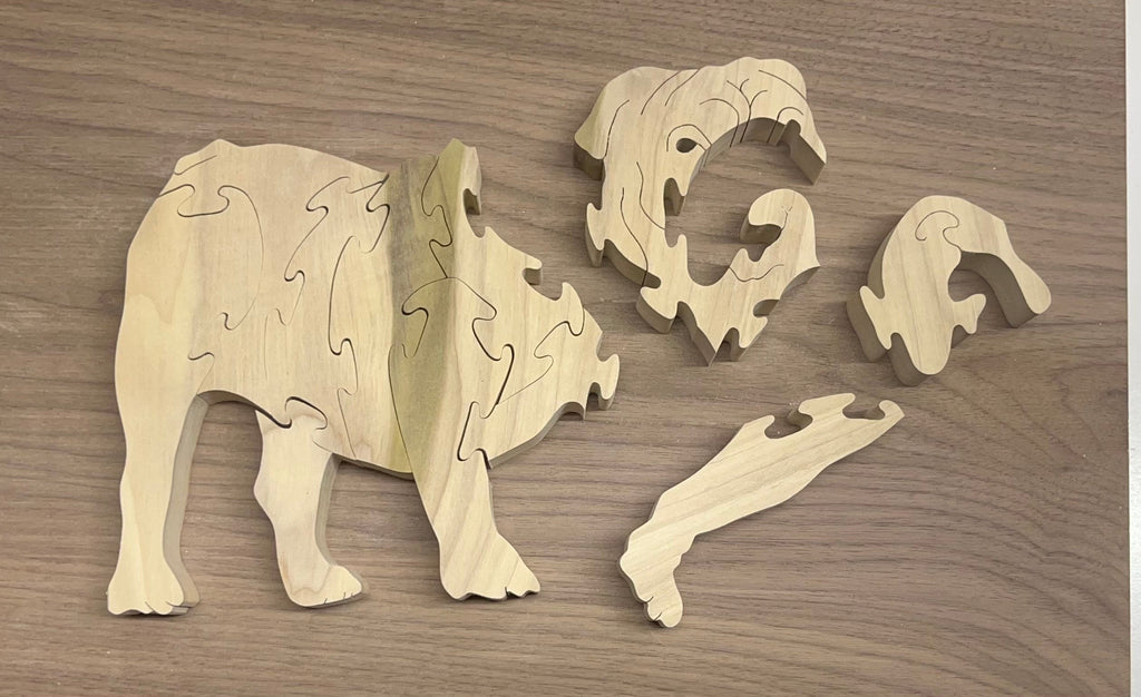 Bulldog Dog Puzzle