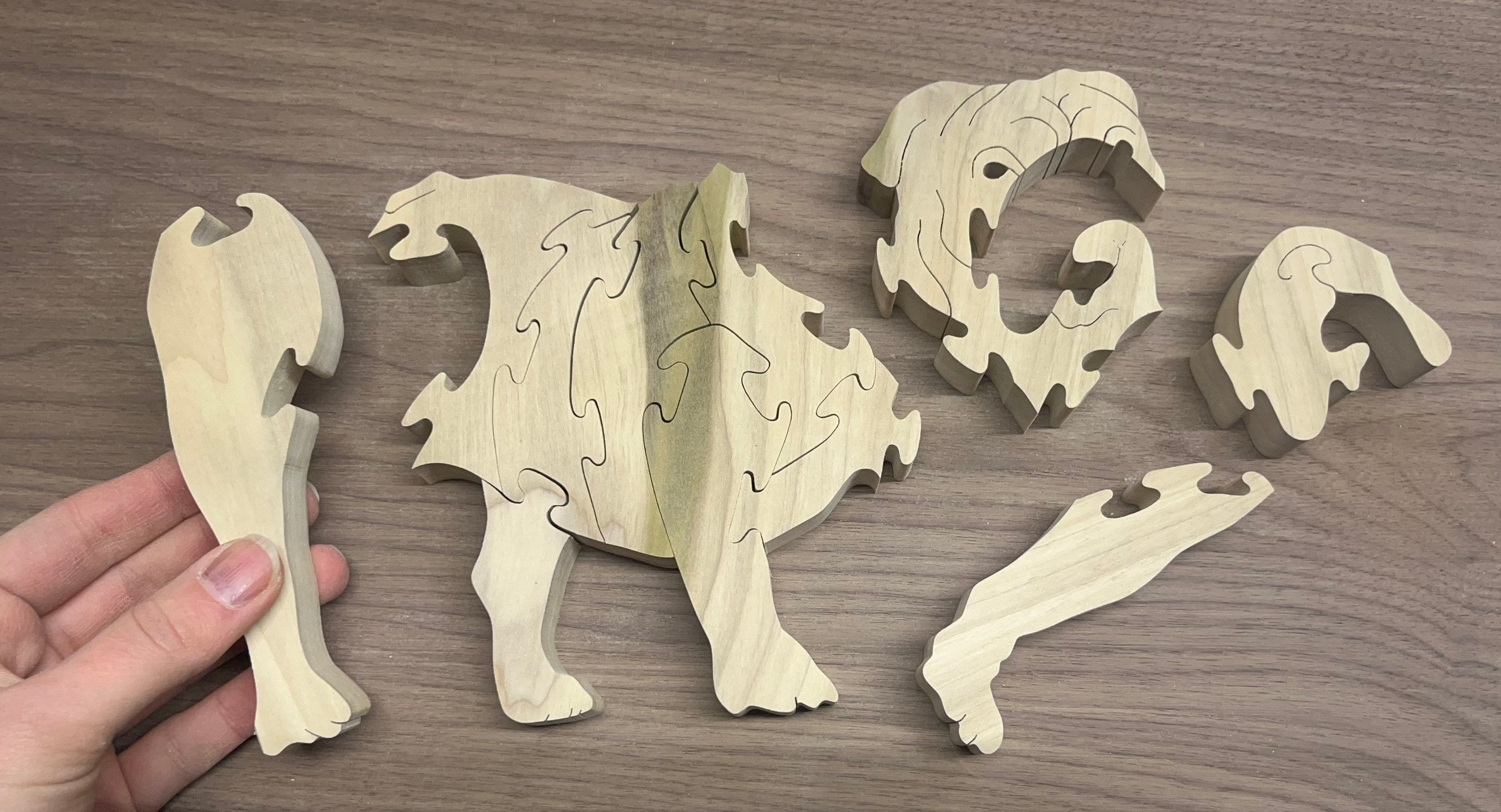 Bulldog Dog Puzzle
