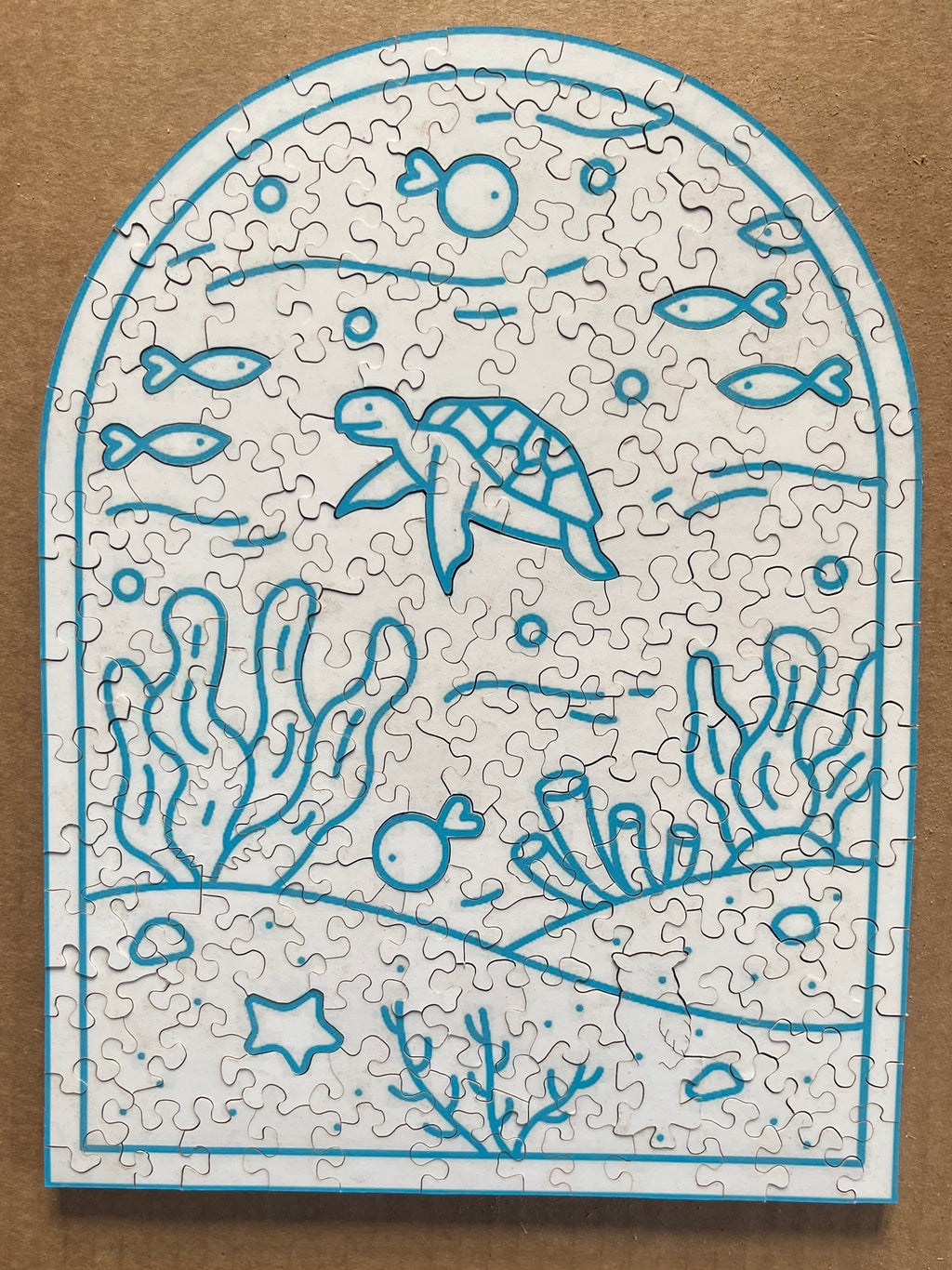 Sea Turtle – Hand-Cut Wooden Jigsaw